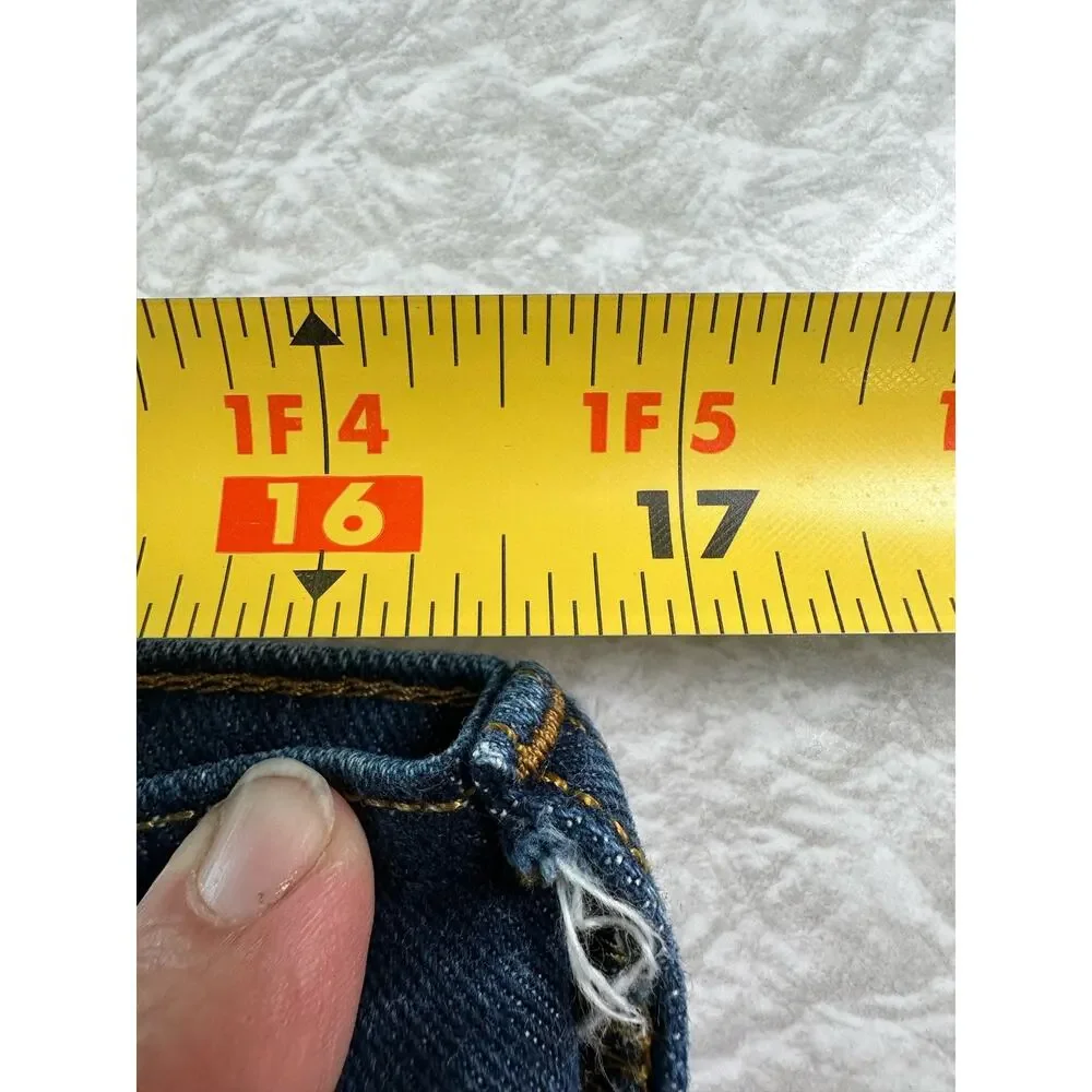 Copied - Zara High Rise Straight Leg Stretch Jeans Dark Wash Women's Size 34